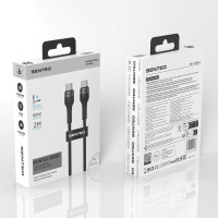Кабель Senteo ST-01 Montes Series 100W Type-C - Type-C 2м- черный