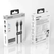 Кабель Senteo ST-01 Montes Series 100W Type-C - Type-C 2м- чорний