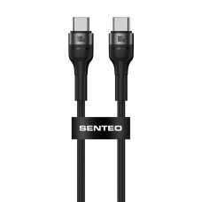 Кабель Senteo ST-01 Montes Series 100W Type-C - Type-C 2м- чорний