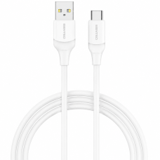 USB кабель Senteo SL-07 Skin Silicone 3A Type-C 1,2м- білий