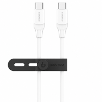 Кабель Senteo SL-07 Skin Silicone 60W Type-C - Type-C 1,2м- білий