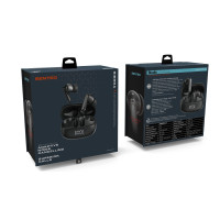 Bluetooth навушники Senteo TWS Sierra 1 True ANC+ENC- чорний