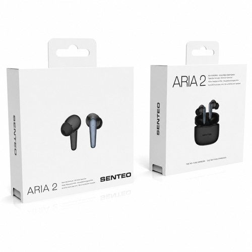 Bluetooth наушники Senteo TWS Aria2- черный