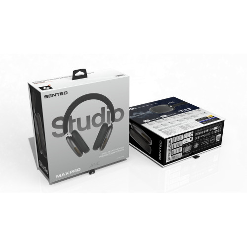 Bluetooth наушники накладные Senteo MAX PRO studio HSF-01- черный