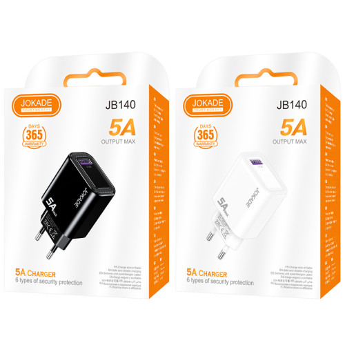 Сетевое зарядное устройство Jokade JB140 (1USB/5A)- черный
