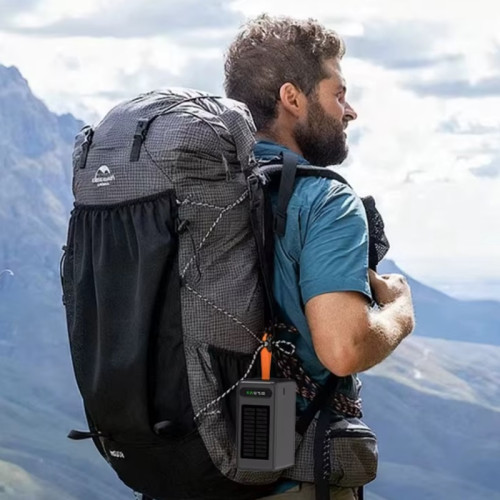 Портативное зарядное устройство (Повербанк) Aspor A376 60000mAh (3USB/Lightning/Type-C/22.5W)- черный