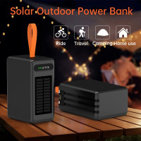 Портативное зарядное устройство (Повербанк) Aspor A377 80000mAh (3USB/Lightning/Type-C/22.5W)- черный