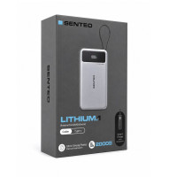 Портативний зарядний пристрій (Повербанк) Senteo PS-01 20000mAh 65W- чорний-сірий