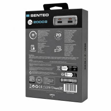 Портативное зарядное устройство (Повербанк) Senteo PS2-02 20000mAh 22.5W- черный-серый