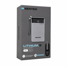 Портативное зарядное устройство (Повербанк) Senteo PS2-02 20000mAh 22.5W- черный-серый
