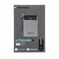 Портативний зарядний пристрій (Повербанк) Senteo PS2-02 20000mAh 22.5W- чорний-сірий