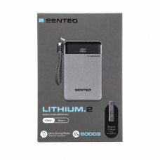 Портативное зарядное устройство (Повербанк) Senteo PS2-02 20000mAh 22.5W- черный-серый