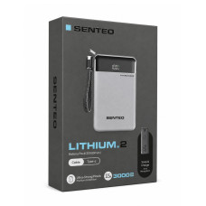 Портативное зарядное устройство (Повербанк) Senteo PS3-02 30000mAh 22.5W- черный-серый