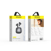 Bluetooth навушники Awei TA36 ANC - чорний