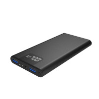 Портативное зарядное устройство (Повербанк) Aspor A375 10000 mAh- черный