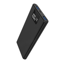 Портативний зарядний пристрій (Повербанк) Aspor A375 10000 mAh- чорний