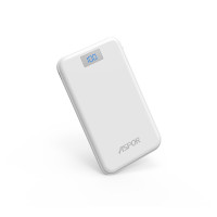 Портативное зарядное устройство (Повербанк) Aspor A386 12000 mAh- белый