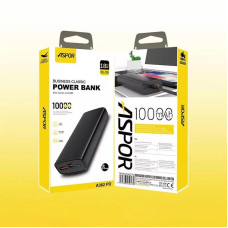 Портативний зарядний пристрій (Повербанк) Aspor A362 PD 10000 mAh- чорний