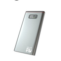Портативний зарядний пристрій (Повербанк) Aspor Q389 10000 mAh- срібло