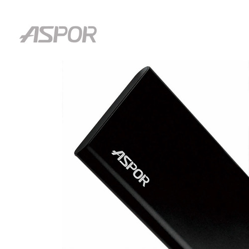 Портативний зарядний пристрій (Повербанк) Aspor A373 6000 mAh- чорний