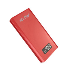 Портативний зарядний пристрій (Повербанк) Aspor Q388 10000 mAh- червоний