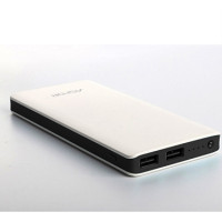 Портативний зарядний пристрій (Повербанк) Aspor A341 10000 mAh- білий-чорний