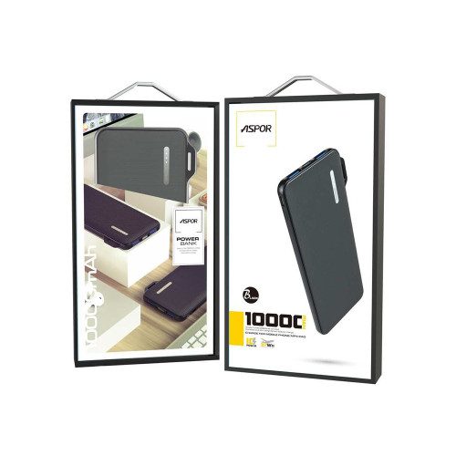 Портативний зарядний пристрій (Повербанк) Aspor A359 PD 10000 mAh- чорний