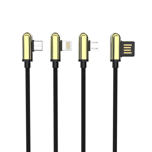 Кабель Aspor A118 USB – Micro 2.4A/1м- золотий