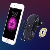 Автомобільний тримач Fast Wireless Charge Aspor A523 10W- чорний