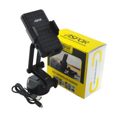 Автомобільний тримач Fast Wireless Charge Aspor 5V/2A- чорний