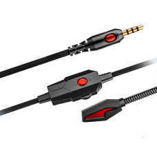 Наушники с микрофоном Aspor S1004- красный
