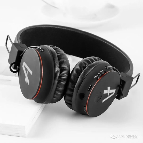 Bluetooth навушники Aspor A610- чорний