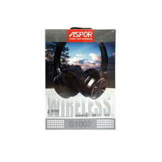 Bluetooth наушники Aspor S1002- черный