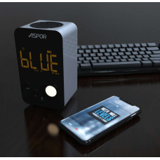 Bluetooth колонка Aspor A658 вертикальная- серебро