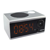 Bluetooth колонка Aspor A659 горізонтальна- срібло