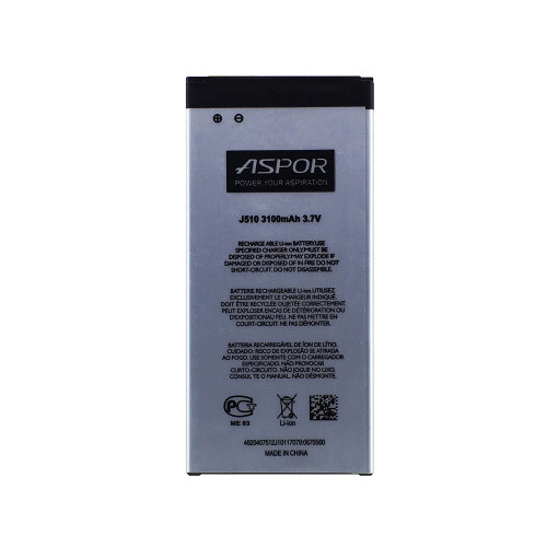Акумулятор Aspor EB-BJ510CBC для Samsung J510/J5 2016