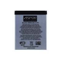 Акумулятор Aspor BL-242 для Lenovo A2020 Vibe C/A3690/A3860/A390/K3/K30