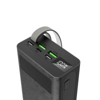 Портативний зарядний пристрій (Повербанк) Aspor A306 Fast Charge 30000 mAh- чорний