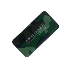 Портативний зарядний пристрій (Повербанк) Aspor 30000 mAh (2USB/2.4A)- зелений камуфляж