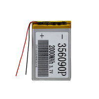 Аккумулятор универсальный 3.5*60*90мм 2000 mAh (реальный размер 3.5*60*91)